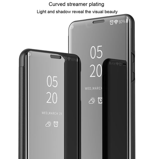 Mirror case detail showing card holder pockets, iPhone 12 mini compatible