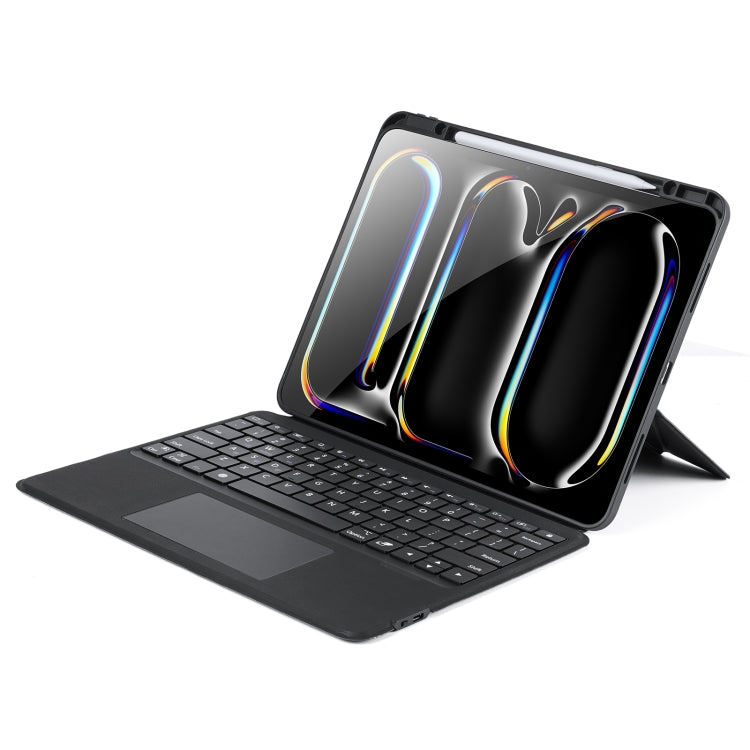 Étui clavier magnétique sans fil Bluetooth DUX DUCIS série DK pour iPad Pro 13 (2024), iPad Pro 11 (2024), iPad Air 11 (2024), iPad 4 et 5 (2022), iPad 10e génération (10.9) (2022), iPad 10.2 (2019/2020/2021/Air 2019)