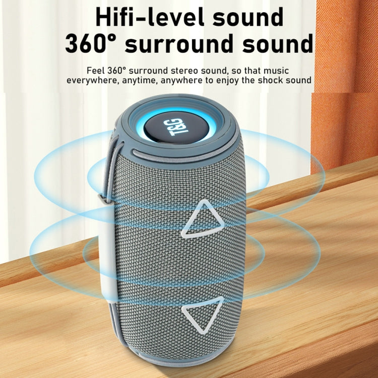 T&G TG-657 Portable Wireless 3D Stereo Subwoofer Bluetooth Speaker Support FM / LED Atmosphere Light, TG-657