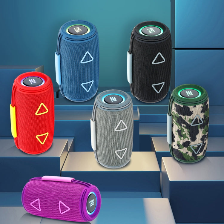 T&G TG-657 Portable Wireless 3D Stereo Subwoofer Bluetooth Speaker Support FM / LED Atmosphere Light, TG-657