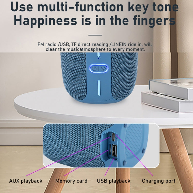 T&G TG-658 Outdoor USB High Power 8W Heavy Bass Wireless Bluetooth Speaker, TG-658