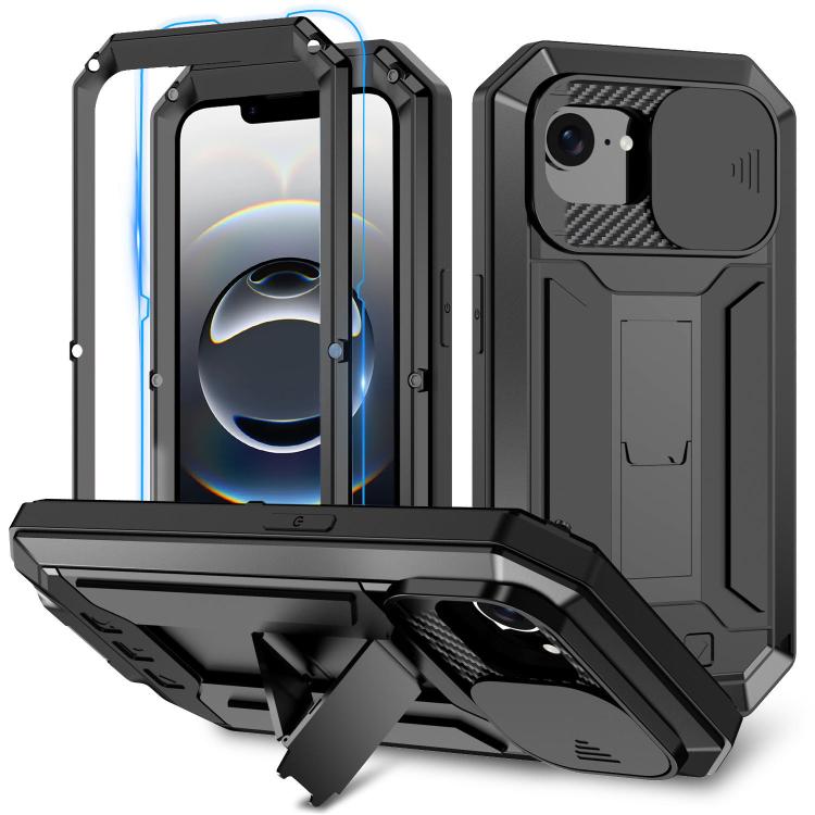 R-JUST Sliding Camera IP54 Life Waterproof Holder Phone Case, For iPhone 18 Pro, For iPhone 18 Pro Max, For iPhone 17e / 16e, For iPhone 17 Pro Max, For iPhone 17 Pro, For iPhone 17