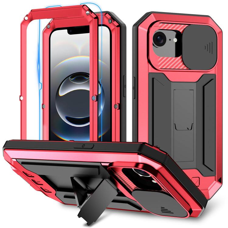 R-JUST Sliding Camera IP54 Life Waterproof Holder Phone Case, For iPhone 18 Pro, For iPhone 18 Pro Max, For iPhone 17e / 16e, For iPhone 17 Pro Max, For iPhone 17 Pro, For iPhone 17