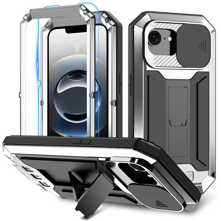 R-JUST Sliding Camera IP54 Life Waterproof Holder Phone Case, For iPhone 18 Pro, For iPhone 18 Pro Max, For iPhone 17e / 16e, For iPhone 17 Pro Max, For iPhone 17 Pro, For iPhone 17
