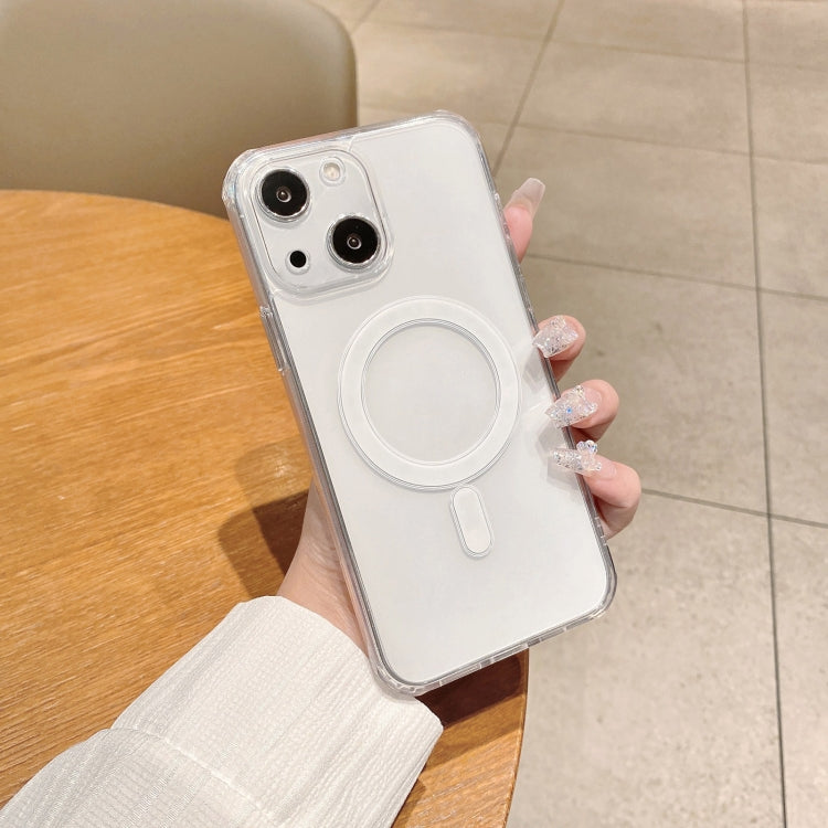 Fine Hole MagSafe Magnetic Clear Acrylic TPU Case, For iPhone 17 Pro Max, For iPhone 17 Pro, For iPhone 17, For iPhone Air, For iPhone 16e, For iPhone 16 Pro Max, For iPhone 16 Pro, For iPhone 16 Plus, For iPhone 16, For iPhone 15 Pro Max��������������...