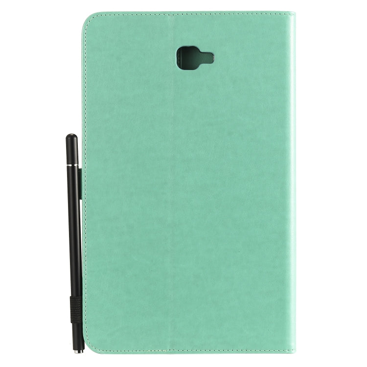 Cat Bee Embossing Pattern Shockproof Table PC Protective Case with Holder & Card Slots & Wallet & Pen Slot, For Samsung Galaxy Tab A10.1 (2016) T580