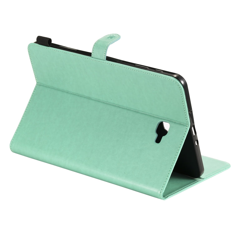 Cat Bee Embossing Pattern Shockproof Table PC Protective Case with Holder & Card Slots & Wallet & Pen Slot, For Samsung Galaxy Tab A10.1 (2016) T580