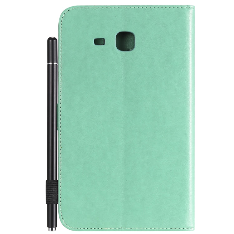 Cat Bee Embossing Pattern Shockproof Table PC Protective Case with Holder & Card Slots & Wallet & Pen Slot & Wake-up / Sleep Function, For Samsung Galaxy Tab A7.0 (2016) T280, For Samsung Galaxy Tab A8.0 (2015) T350, For Samsung Galaxy Tab A9.7 T550