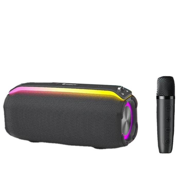 New RiXing NR8809 20W Outdoor Portable TWS Smart Wireless Bluetooth Speaker, Single Mic, Dual Mic