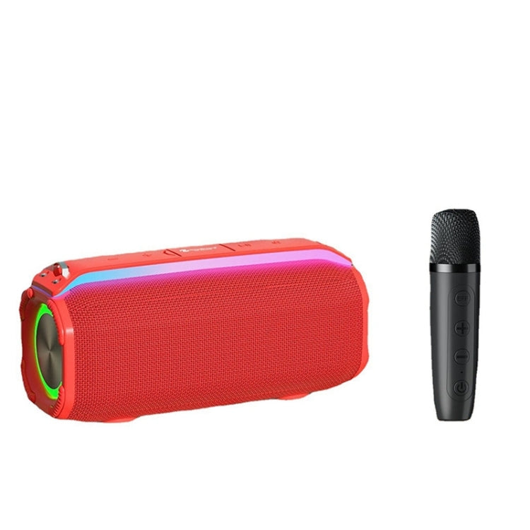New RiXing NR8809 20W Outdoor Portable TWS Smart Wireless Bluetooth Speaker, Single Mic, Dual Mic