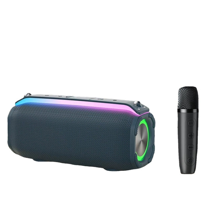 New RiXing NR8809 20W Outdoor Portable TWS Smart Wireless Bluetooth Speaker, Single Mic, Dual Mic