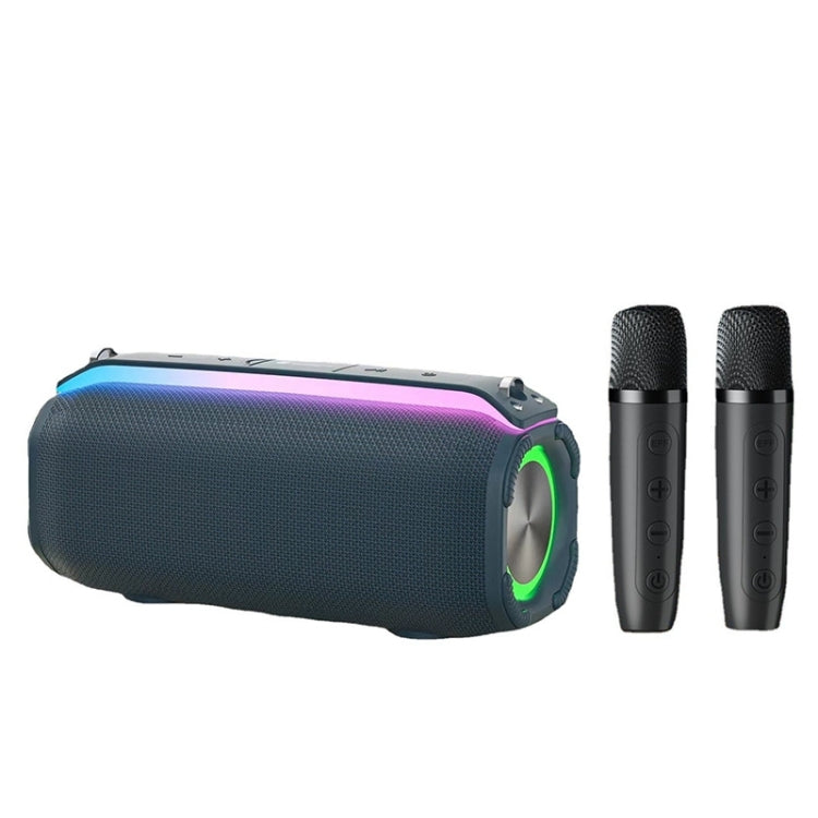 New RiXing NR8809 20W Outdoor Portable TWS Smart Wireless Bluetooth Speaker, Single Mic, Dual Mic