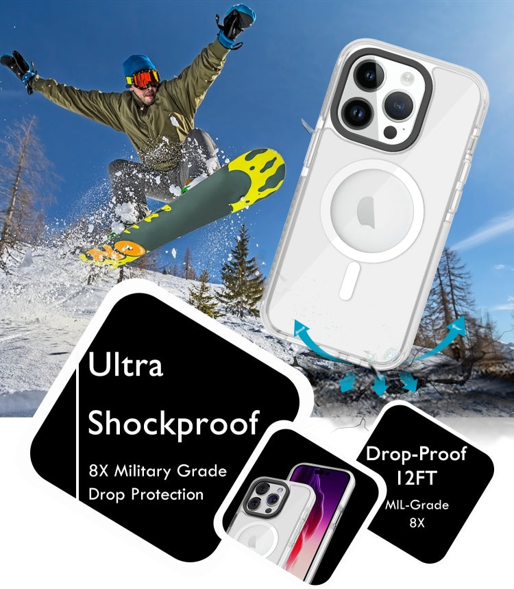 Kingsteel Wolf MagSafe Transparent Phone Case, For iPhone 15 Pro Max, For iPhone 15 Pro, For iPhone 15 Plus, For iPhone 15