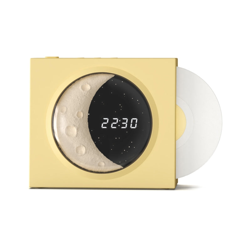 X09 Moon Clock Bluetooth Speaker Desktop Smart Wireless Speaker, X09 (Pink), X09 (Yellow), X09 (White), X09 (Black)