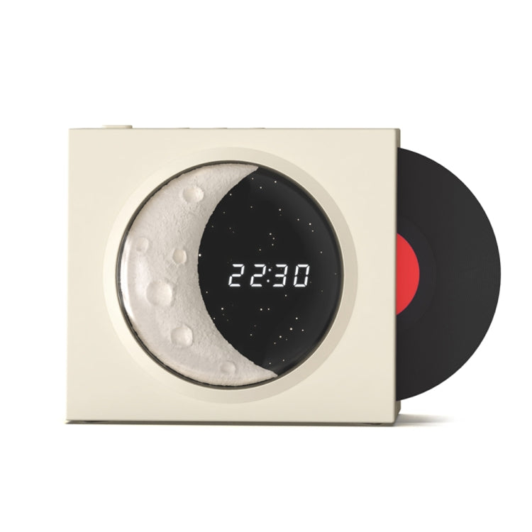 X09 Moon Clock Bluetooth Speaker Desktop Smart Wireless Speaker, X09 (Pink), X09 (Yellow), X09 (White), X09 (Black)