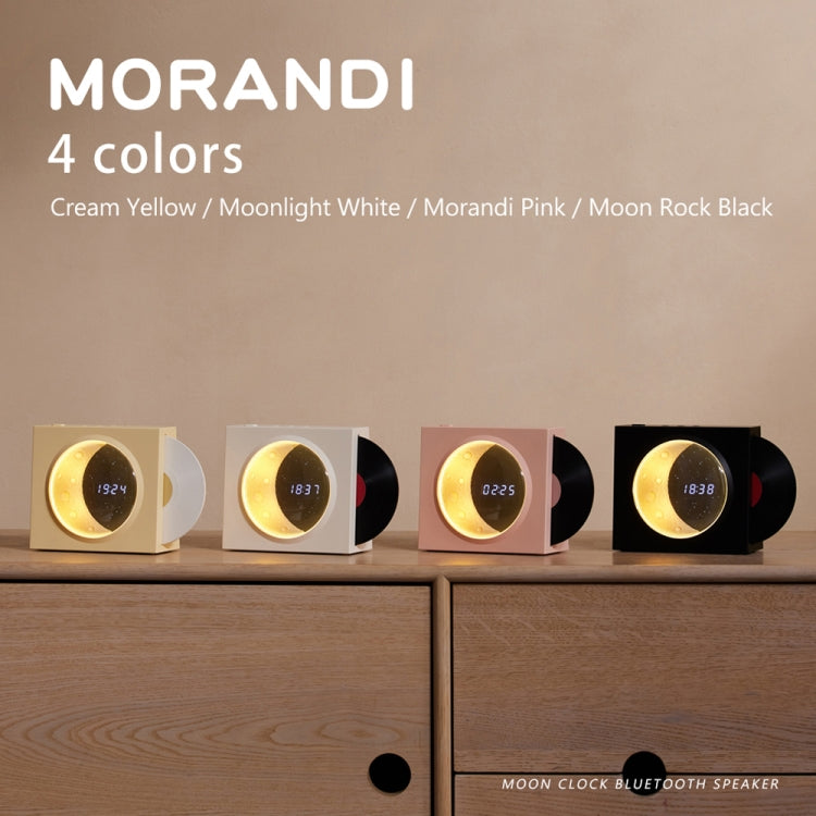 X09 Moon Clock Bluetooth Speaker Desktop Smart Wireless Speaker, X09 (Pink), X09 (Yellow), X09 (White), X09 (Black)