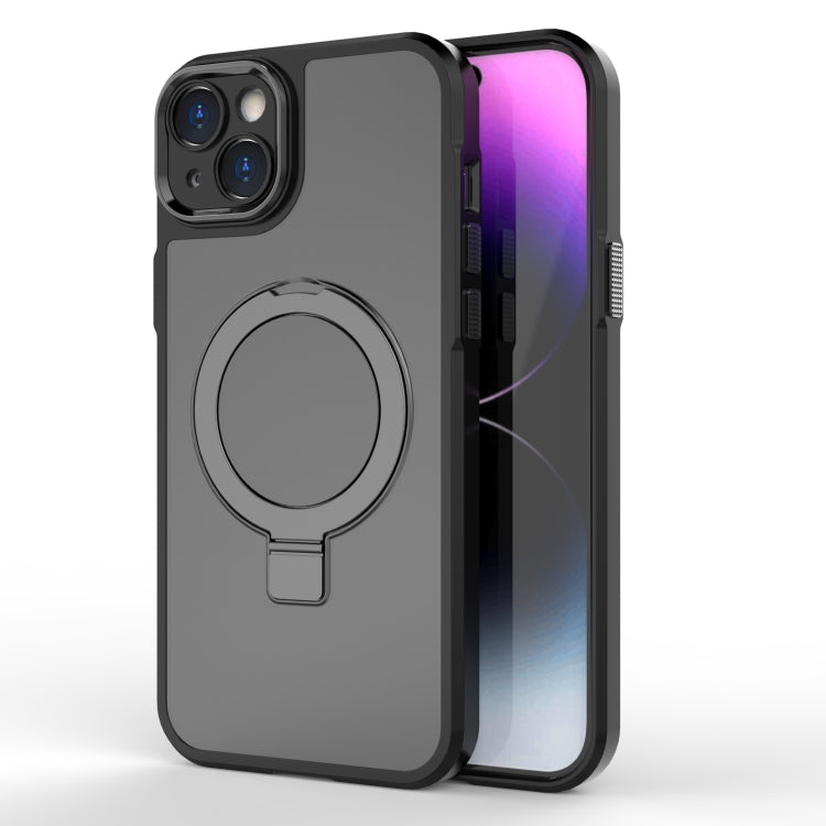 MagSafe Magnetic Metal Holder Phone Case, For iPhone 15 Pro Max, For iPhone 15 Plus, For iPhone 15, For iPhone 15 Pro