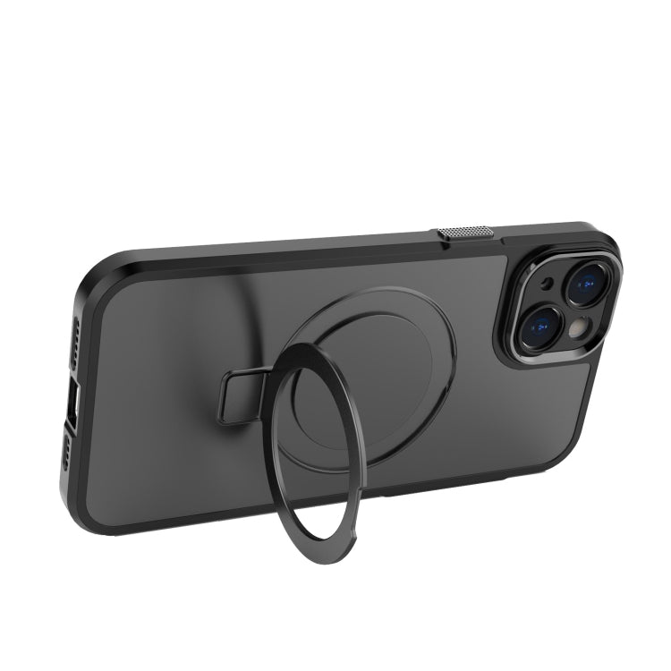 MagSafe Magnetic Metal Holder Phone Case, For iPhone 15 Plus, For iPhone 15 Pro Max, For iPhone 15 Pro, For iPhone 15