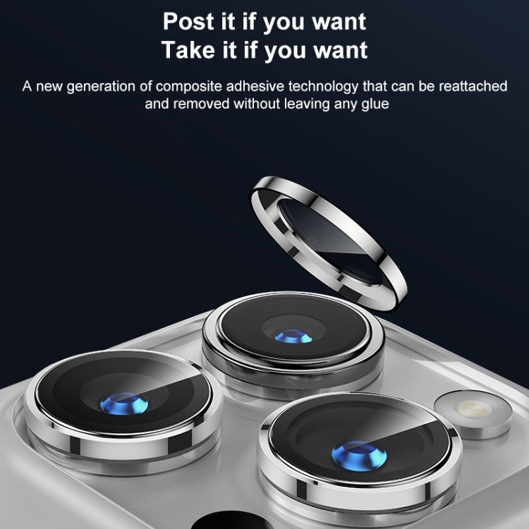 MOMAX Eagle Eye Independent Full Cover Phone Lens Glass Film, For iPhone 15 / 15 Plus