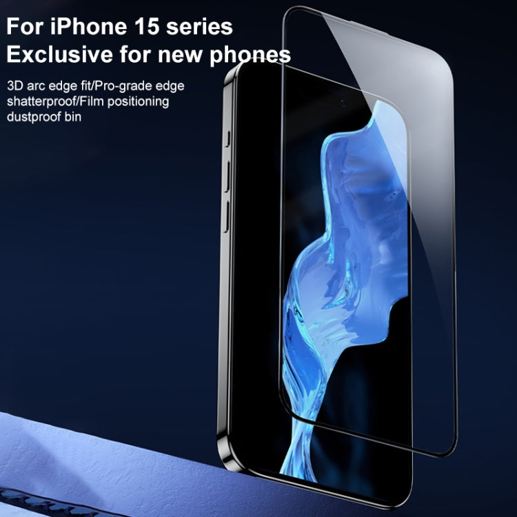 MOMAX 0.3mm 3D Full-screen Tempered Glass Film, For iPhone 15 Plus, For iPhone 15