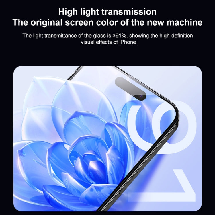 MOMAX 0.3mm 3D Full-screen Tempered Glass Film, For iPhone 15 Plus, For iPhone 15