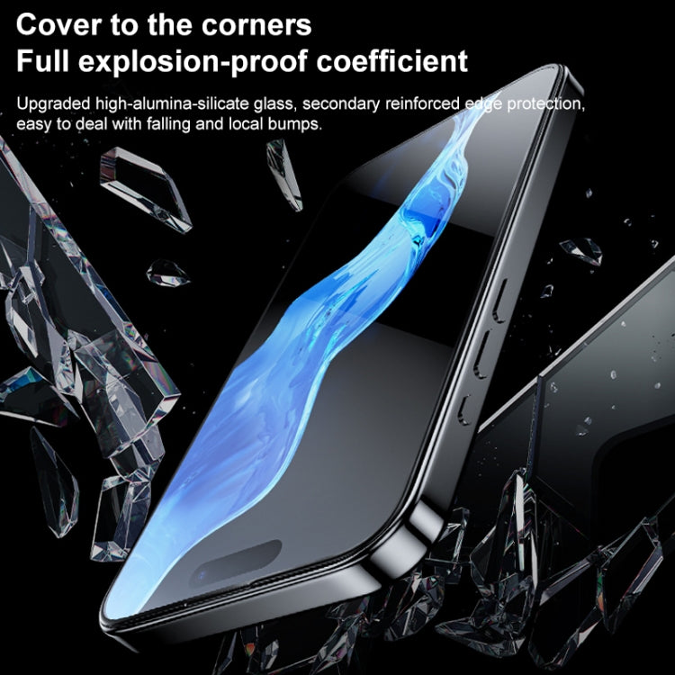 MOMAX 0.3mm 3D Full-screen Tempered Glass Film, For iPhone 15 Plus, For iPhone 15