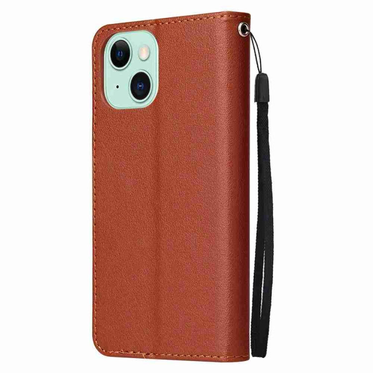 3-Card Slots Multifunctional Leather Phone Case, For iPhone 15