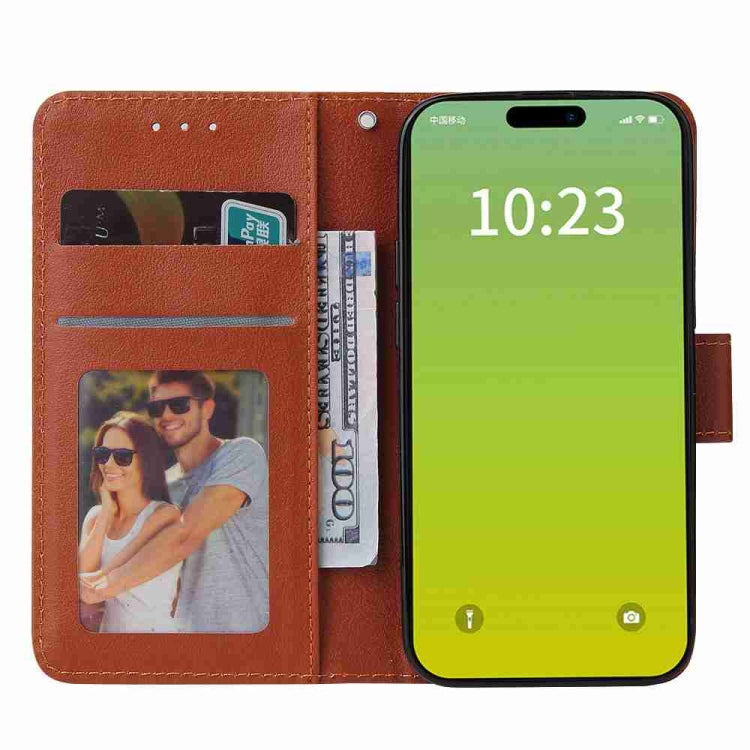 3-Card Slots Multifunctional Leather Phone Case, For iPhone 15
