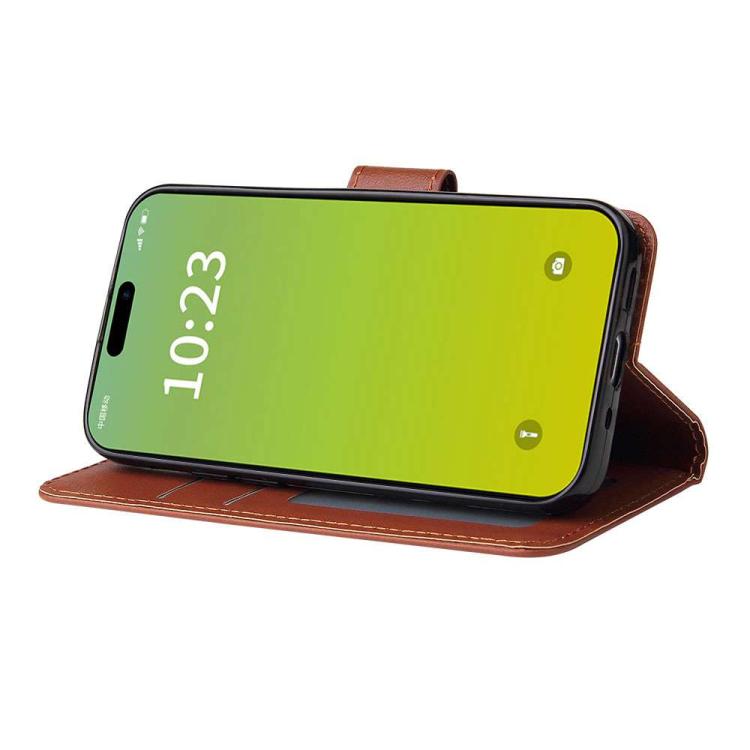 3-Card Slots Multifunctional Leather Phone Case, For iPhone 15