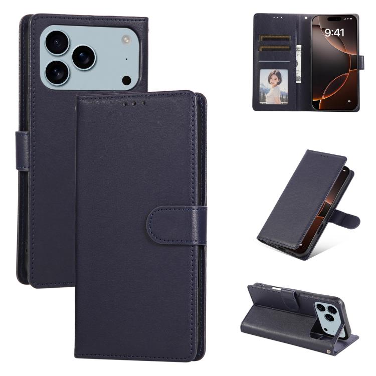 3-Card Slots Multifunctional Leather Phone Case, For iPhone 17 Pro Max, For iPhone 17 Pro, For iPhone 17, For iPhone 17 Air