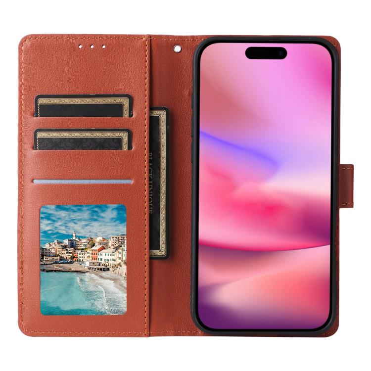 3-Card Slots Multifunctional Leather Phone Case, For iPhone 17 Pro Max, For iPhone 17 Pro, For iPhone 17, For iPhone 17 Air