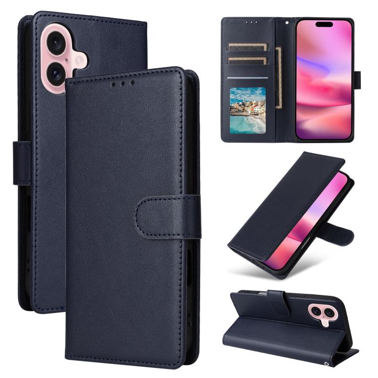 3-Card Slots Multifunctional Leather Phone Case, For iPhone 17 Pro Max, For iPhone 17 Pro, For iPhone 17, For iPhone 17 Air