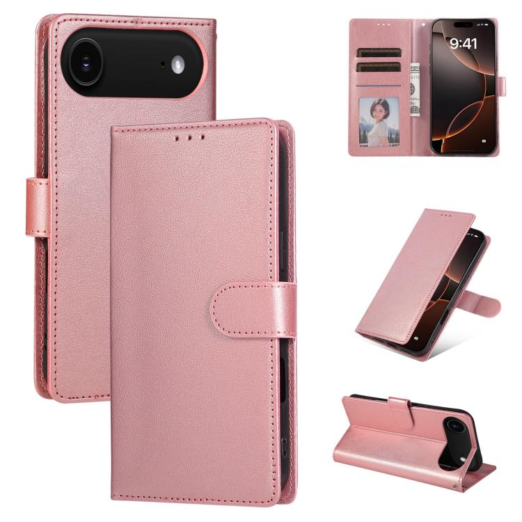 3-Card Slots Multifunctional Leather Phone Case, For iPhone 17 Pro Max, For iPhone 17 Pro, For iPhone 17, For iPhone 17 Air