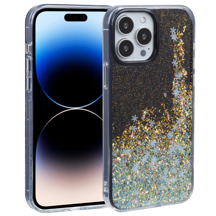 DFANS DESIGN Snowflake Starlight Shining Phone Case, For iPhone 15 Pro Max, For iPhone 15 Pro