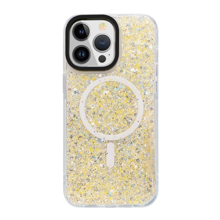 Gold Armor MagSafe Glitter Epoxy Phone Case