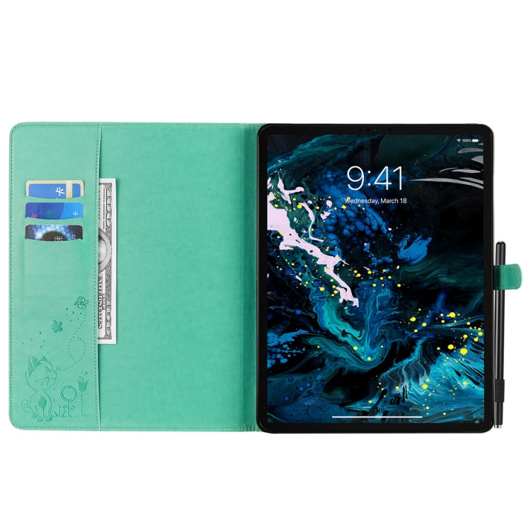 Cat Bee Embossing Pattern Horizontal Flip Leather Case with Holder & Card Slots & Wallet & Pen Slot & Wake-up / Sleep Function, For iPad Pro 12.9 (2020) & (2018), For iPad Pro 11 (2020) & (2018), For iPad 10.2 / Air (2019) / Pro 10.5