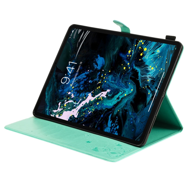 Cat Bee Embossing Pattern Horizontal Flip Leather Case with Holder & Card Slots & Wallet & Pen Slot & Wake-up / Sleep Function, For iPad Pro 12.9 (2020) & (2018), For iPad Pro 11 (2020) & (2018), For iPad 10.2 / Air (2019) / Pro 10.5