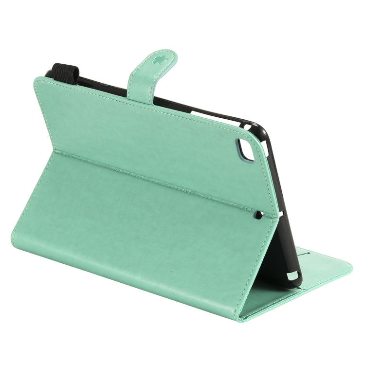 Cat Bee Embossing Pattern Horizontal Flip Leather Case with Holder & Card Slots & Wallet & Pen Slot & Wake-up / Sleep Function, For iPad mini 5 / 4 / 3 / 2 / 1, For iPad Air 2 / Air / 9.7 (2018) & (2017), For iPad 4 / 3 / 2