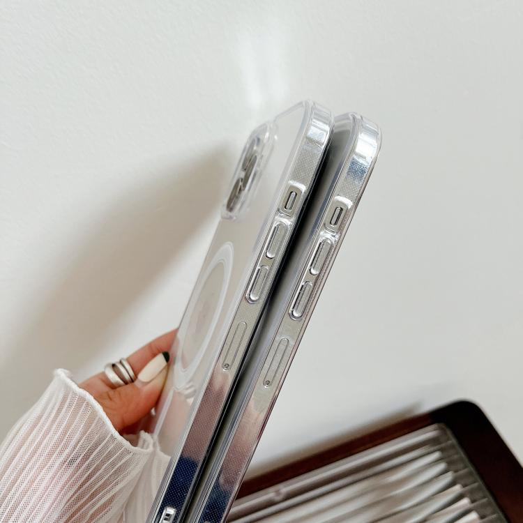 MagSafe Magnetic Clear Acrylic TPU Phone Case