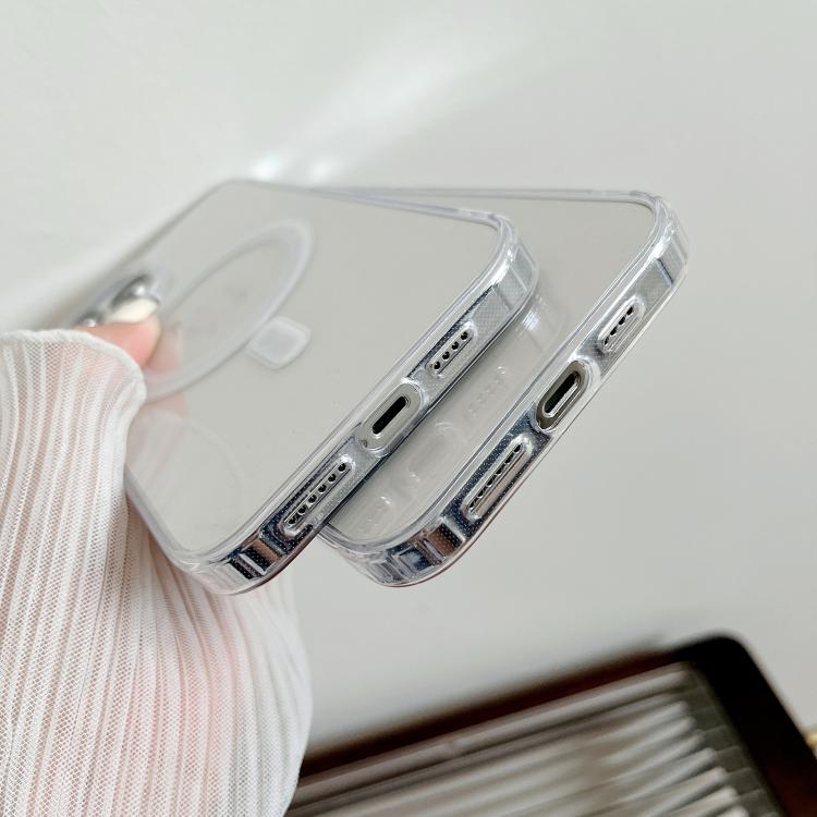 MagSafe Magnetic Clear Acrylic TPU Phone Case
