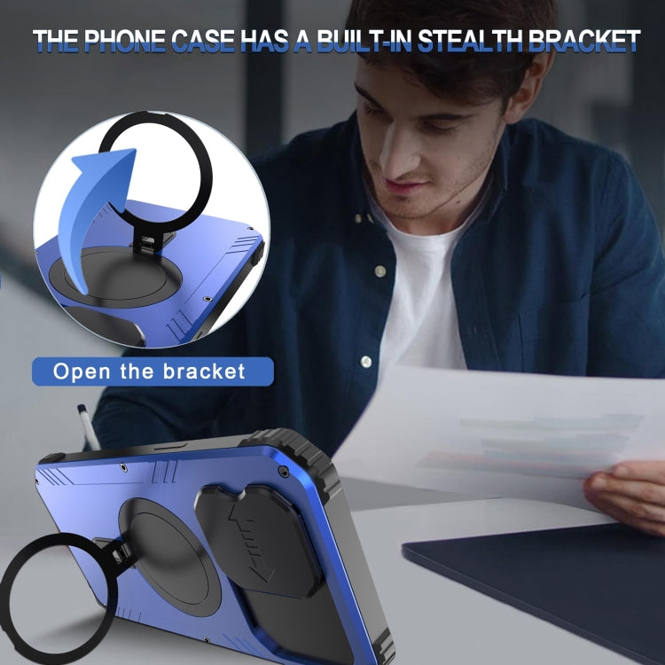 Camera Shield MagSafe Holder Life Waterproof Phone Case, For iPhone 15 Pro Max, For iPhone 15 Pro, For iPhone 15