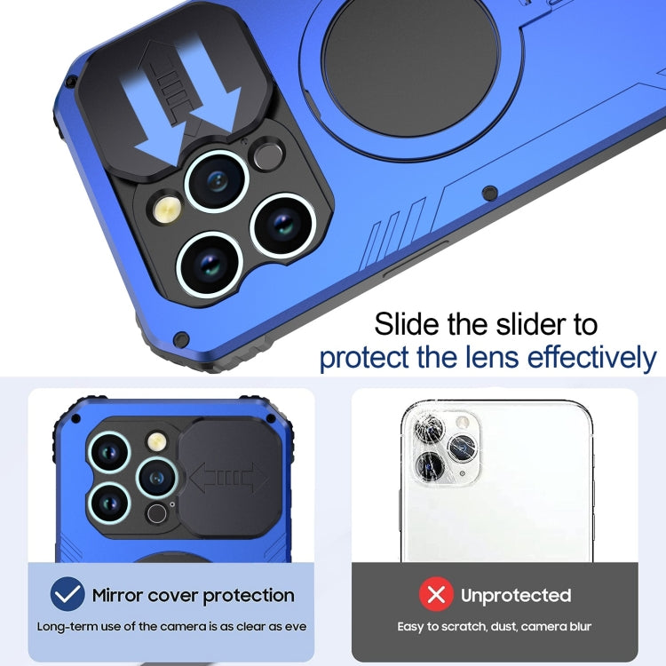 Camera Shield MagSafe Holder Life Waterproof Phone Case, For iPhone 15 Pro Max, For iPhone 15 Pro, For iPhone 15