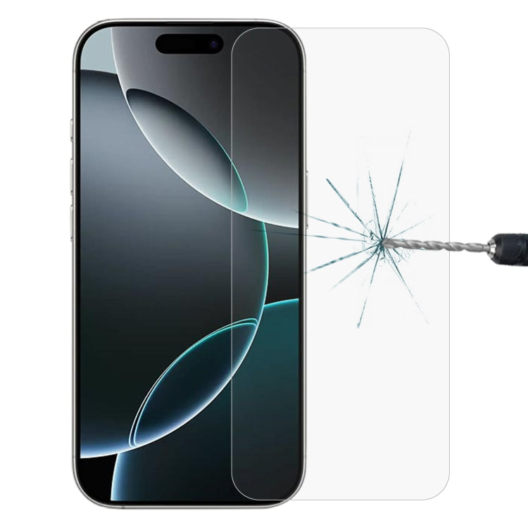 Film en verre trempé 0,26 mm 9H 2,5D pour iPhone 16 Pro Max, iPhone 16 Pro, iPhone 16 Plus, iPhone 16, iPhone 15 Plus / 15 Pro Max, iPhone 15 / 15 Pro