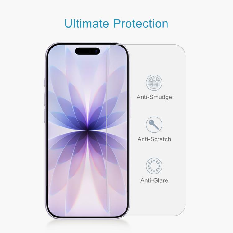 50pcs 0.26mm 9H 2.5D Tempered Glass Film, For iPhone 18 Pro / 17 / 17 Pro, For iPhone 18 Pro Max / 17 Pro Max, For iPhone Air, For iPhone 16 Pro Max, For iPhone 16 Pro, For iPhone 16 Plus, For iPhone 16, For iPhone 15 Plus / 15 Pro Max                 ...