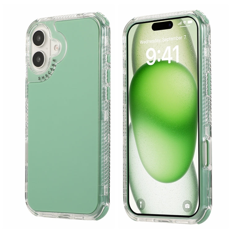 Dreamland 3 in 1 Solid Color Transparent Frame PC + TPU Phone Case, For iPhone 16, For iPhone 15 Pro Max, For iPhone 15 Pro