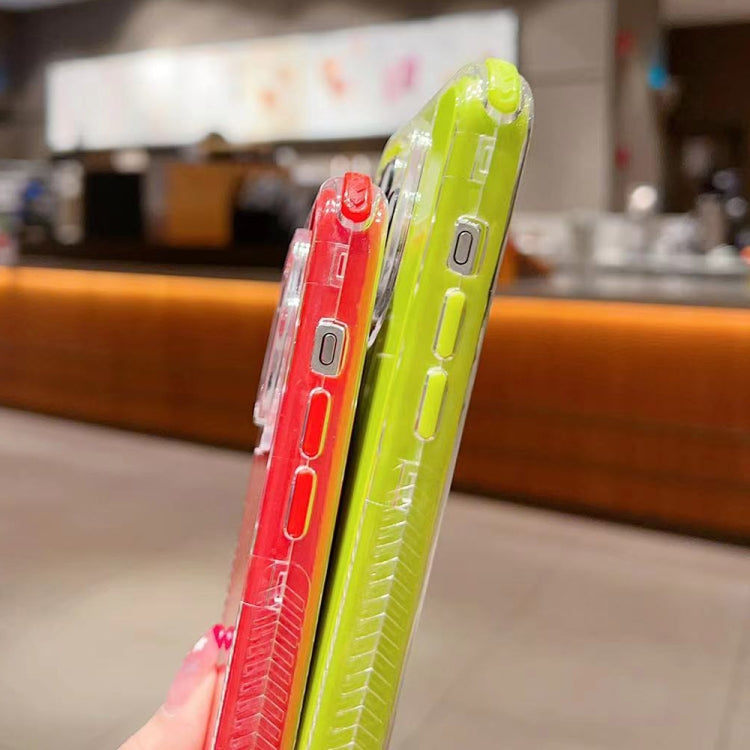 Dreamland 3 in 1 Solid Color Transparent Frame PC + TPU Phone Case, For iPhone 15 Plus, For iPhone 15