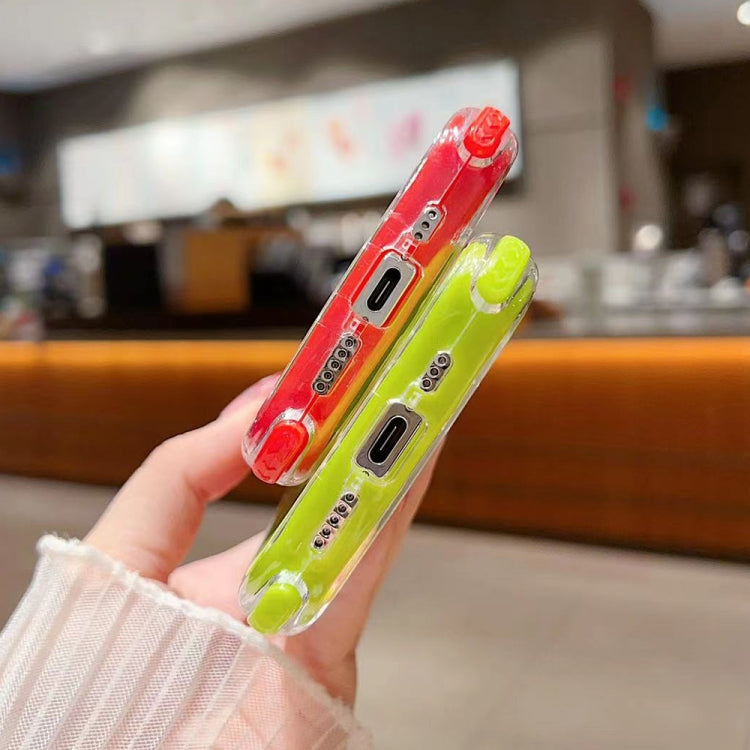 Dreamland 3 in 1 Solid Color Transparent Frame PC + TPU Phone Case, For iPhone 15 Plus, For iPhone 15