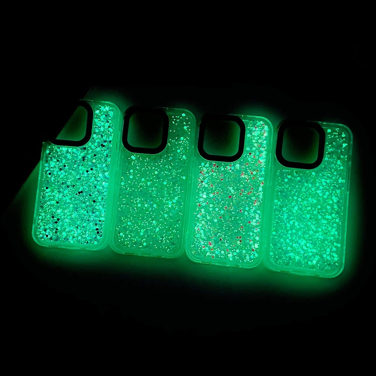 Noctilucent Light Drip Glue Shockproof Phone Case, For iPhone 15 Pro Max, For iPhone 15 Pro, For iPhone 15 Plus, For iPhone 15