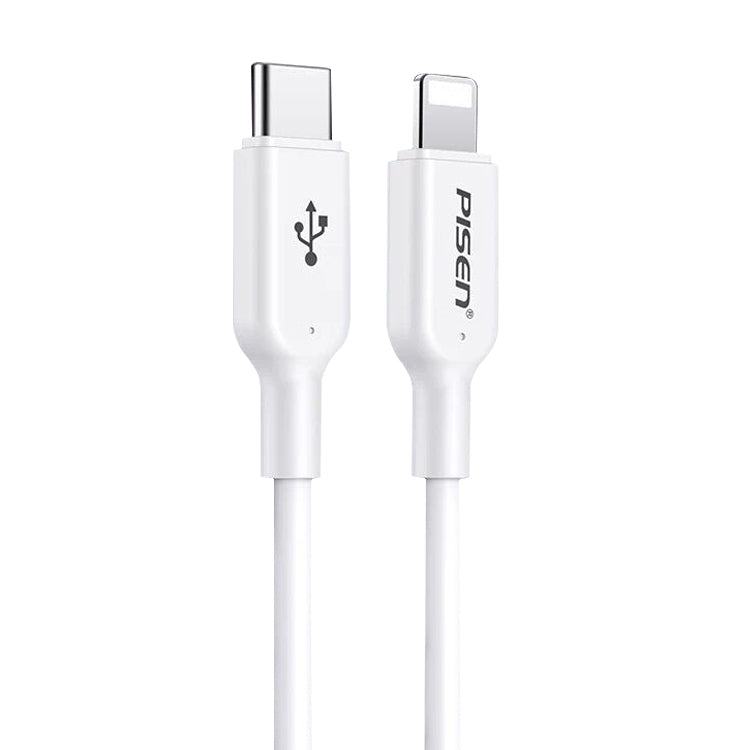 PISEN 3.0A PD Fast Charging Cable, 1m Type-C to 8 Pin