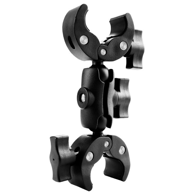 Motorcycle Dual-heads Crabs Clamps Handlebar Fixed Mount, 18cm, 22cm, 28cm